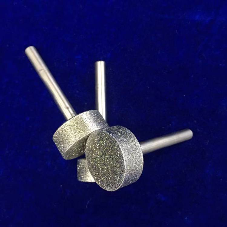 科美电镀金刚石cbn磨头圆柱磨棒头部25mm直径细粒度砂轮
