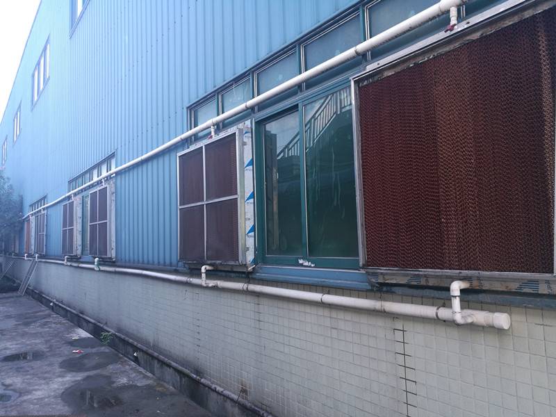 智润铝合金矿场用水帘深圳松岗降温湿帘报价