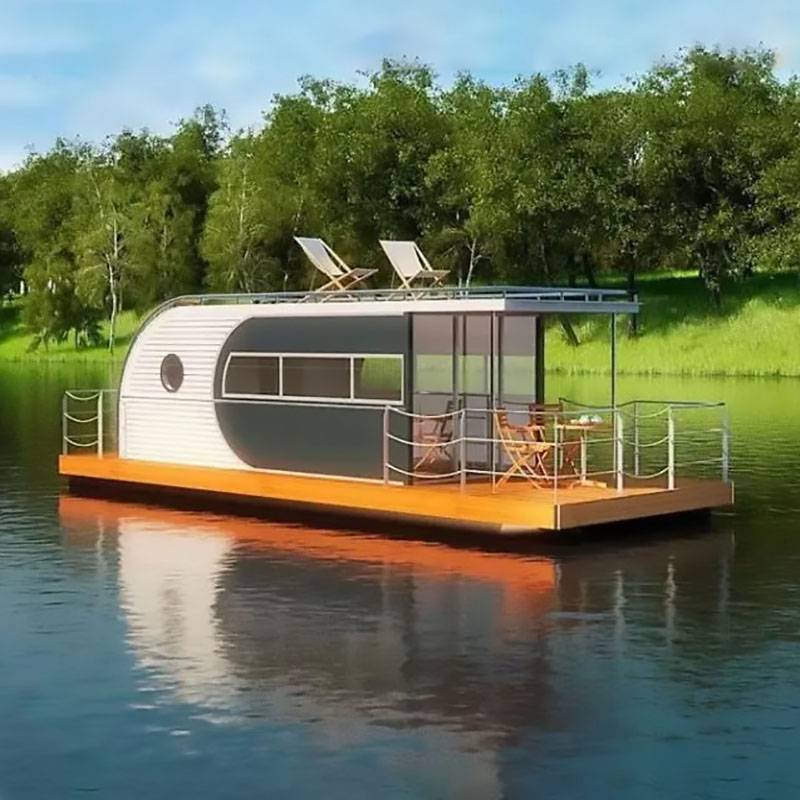 景区民宿特色网红水上餐厅宾馆太空舱船屋