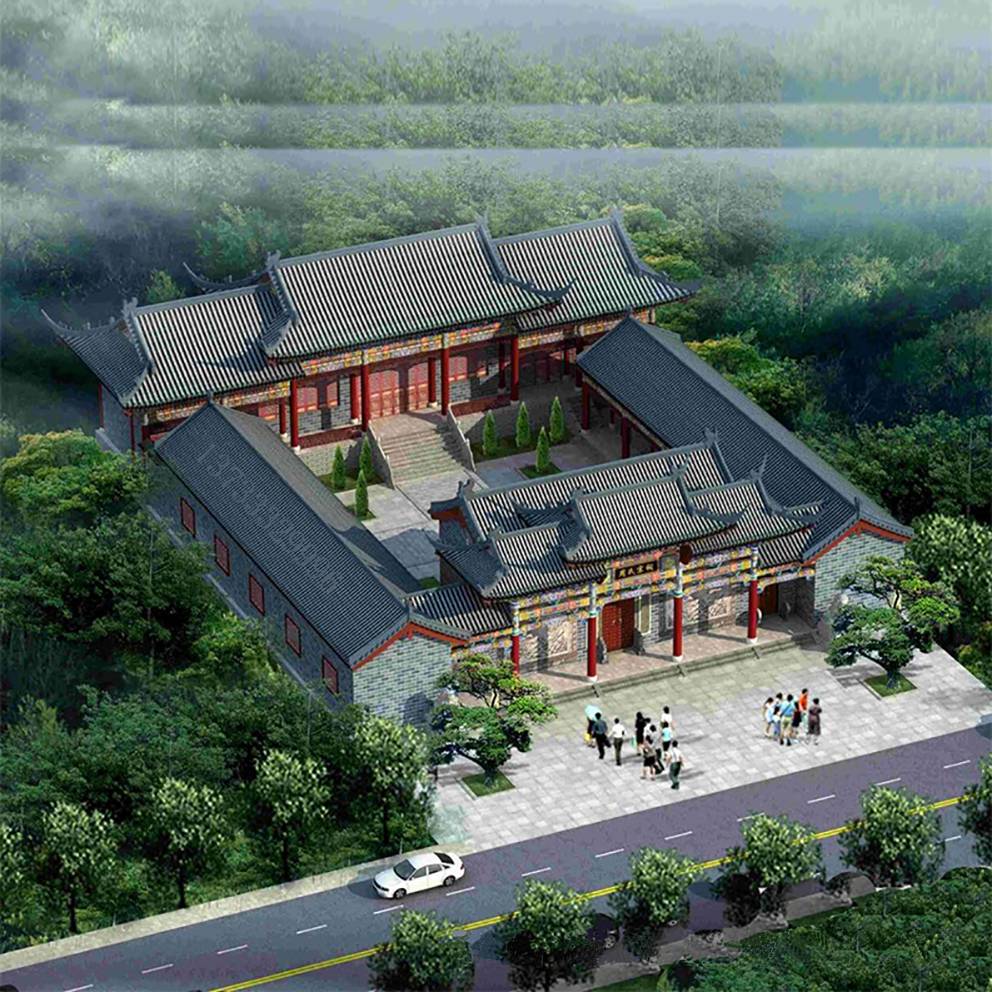 鞍山农村庙宇神庙戏楼亭台楼阁使用寿命长