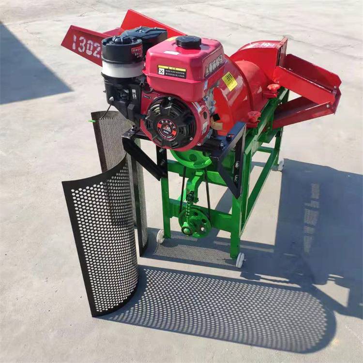 五谷粮食脱粒机 小麦谷子打粒机 家用小型脱秧机 单项电动