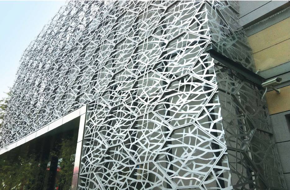 铝单板价格氟碳铝单板异形造型铝吊顶木纹天花吊顶扣板铝方通