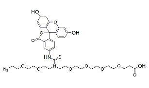 2086689-06-5，N-(Azido-PEG2)-N-Fluorescein-PEG4-acid