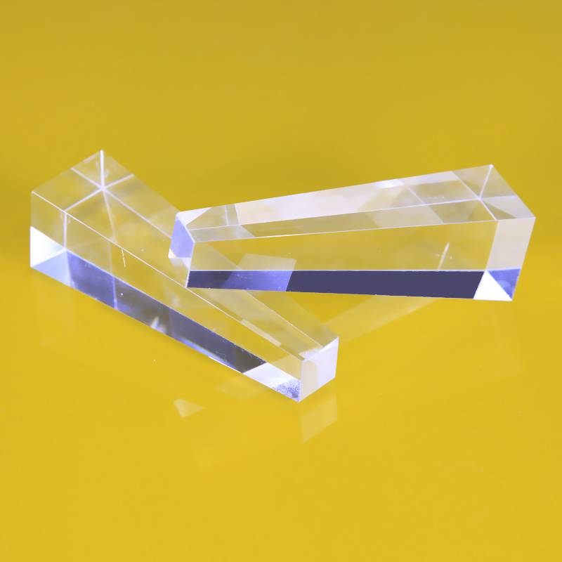 【光学k9玻璃导光锥透明 圆锥玻璃舞台灯石英导光锥抛光加工三棱镜】