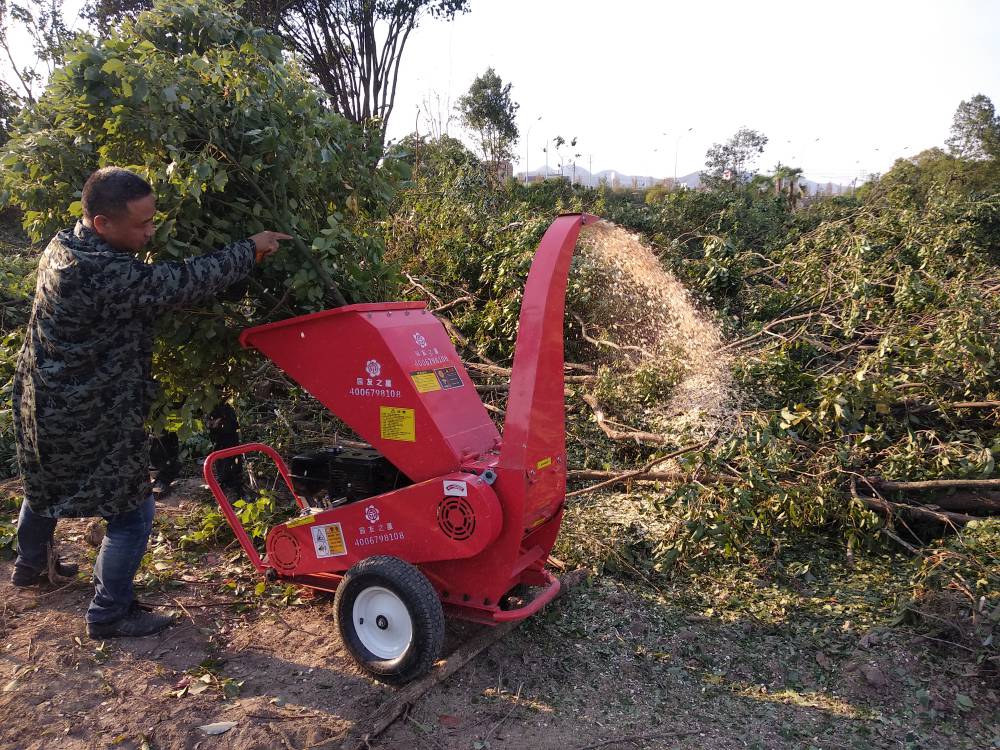 园友机械树枝树叶粉碎机枝条切碎机果树碎枝机碎木机