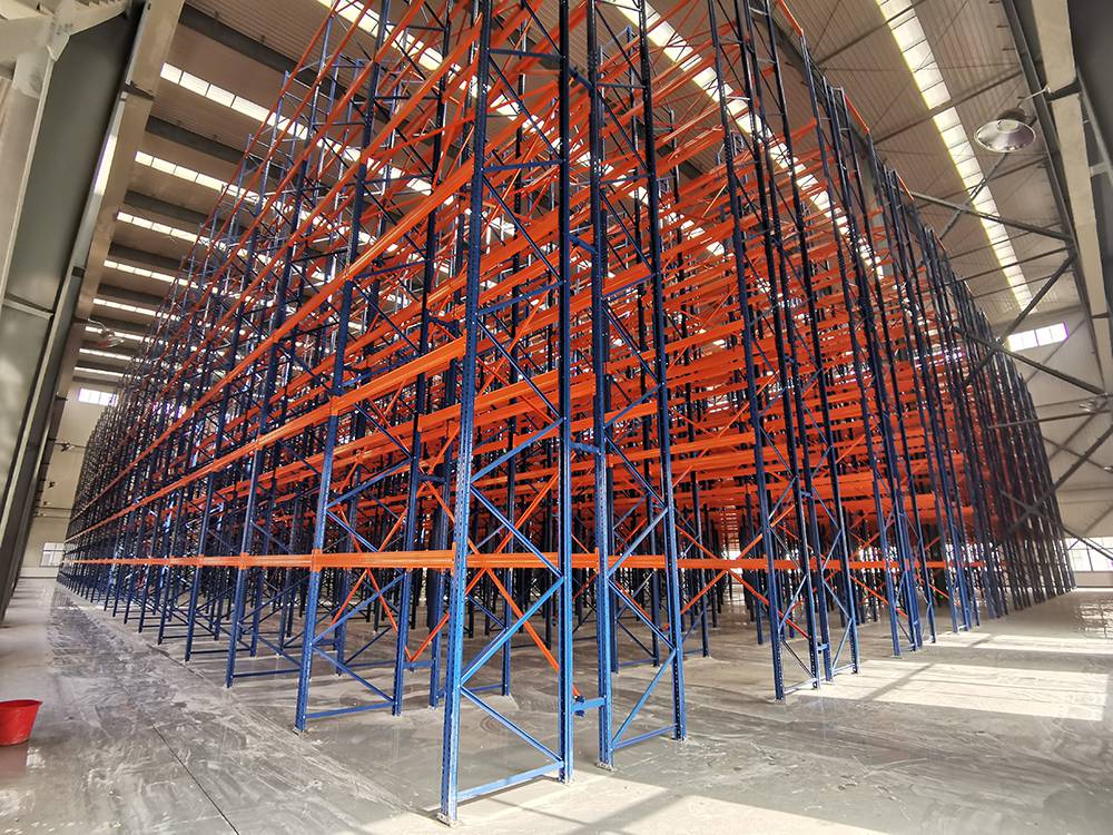高层货架用于仓储中心10米物流库房高位重型货架能达仓储实力制造