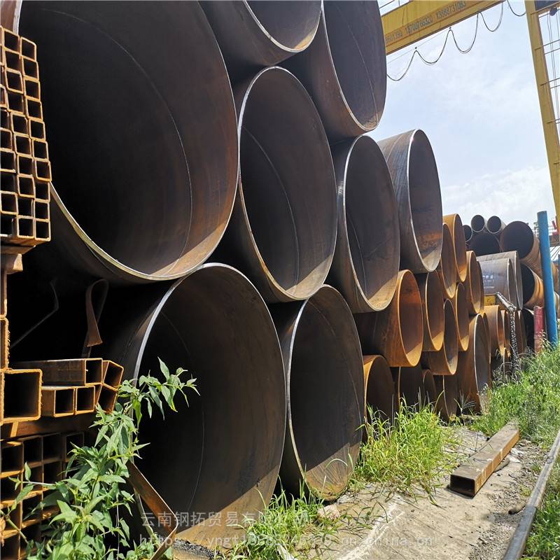 管道供应环氧铁红钢管内外防锈螺旋钢管红漆防锈无缝钢管环氧铁红螺旋