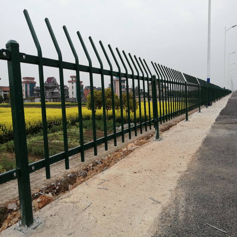 锌钢园林护栏铁艺铁栏杆福州永泰护栏围墙栅栏