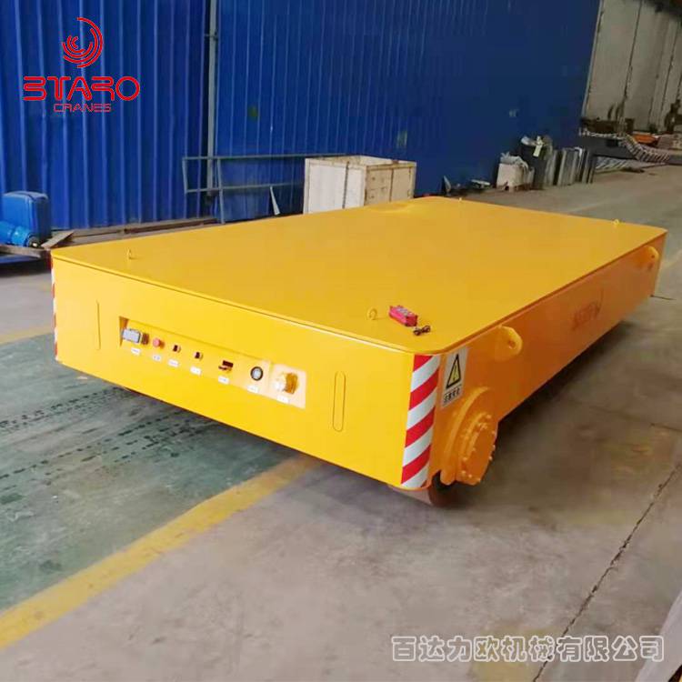 车间无线遥控板车2030吨电动无轨平板车电动平移车定制百达力欧图片