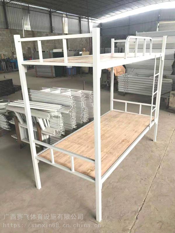 崇左龙州上下铺铁架床出售|插管式铁架床