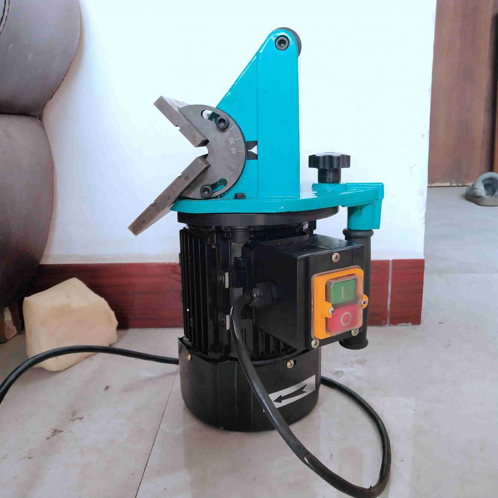 强劲电机手提式坡口机小型平板坡口倒角机小身材大用处图片