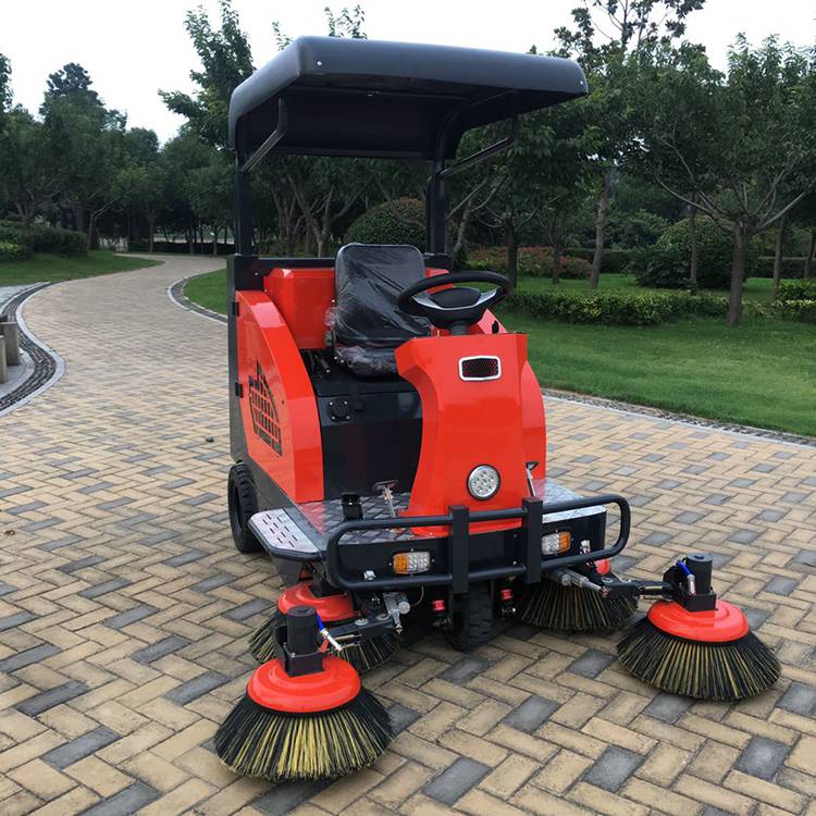 中禧室内厂房清扫车公园扫地车电动道路环卫车zx45
