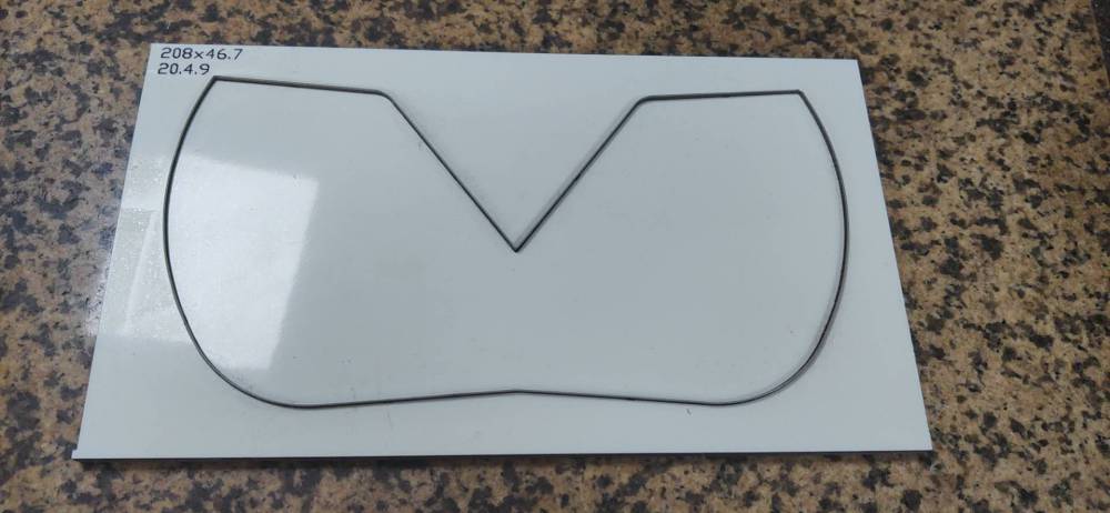 kn95口罩模切平面刀模不干胶激光刀模无纺布冲压刀模