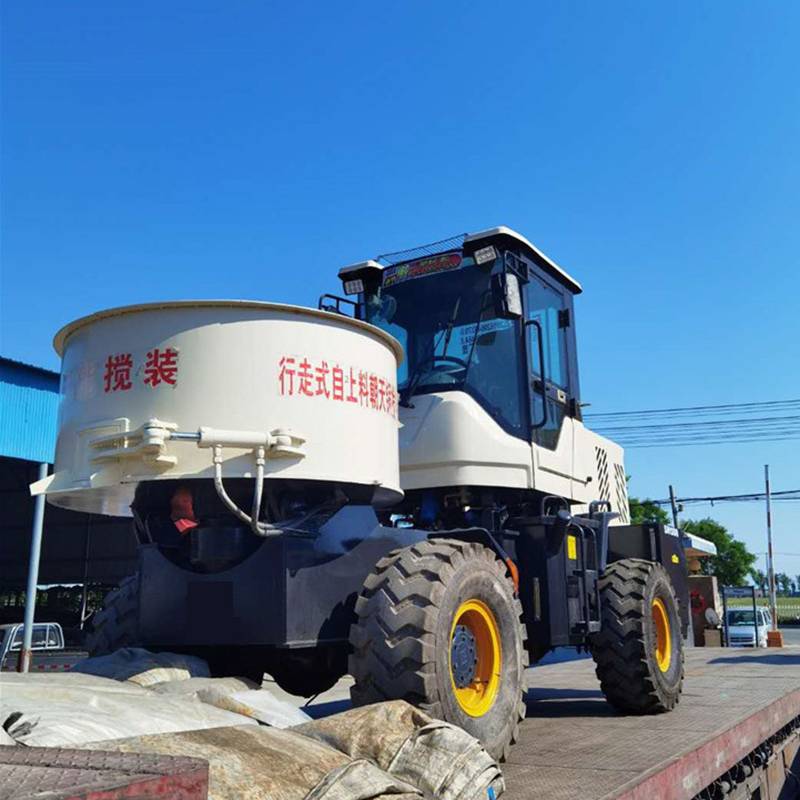 自动上料搅拌车水泥运输罐车搅拌机12方全自动混泥土搅拌车
