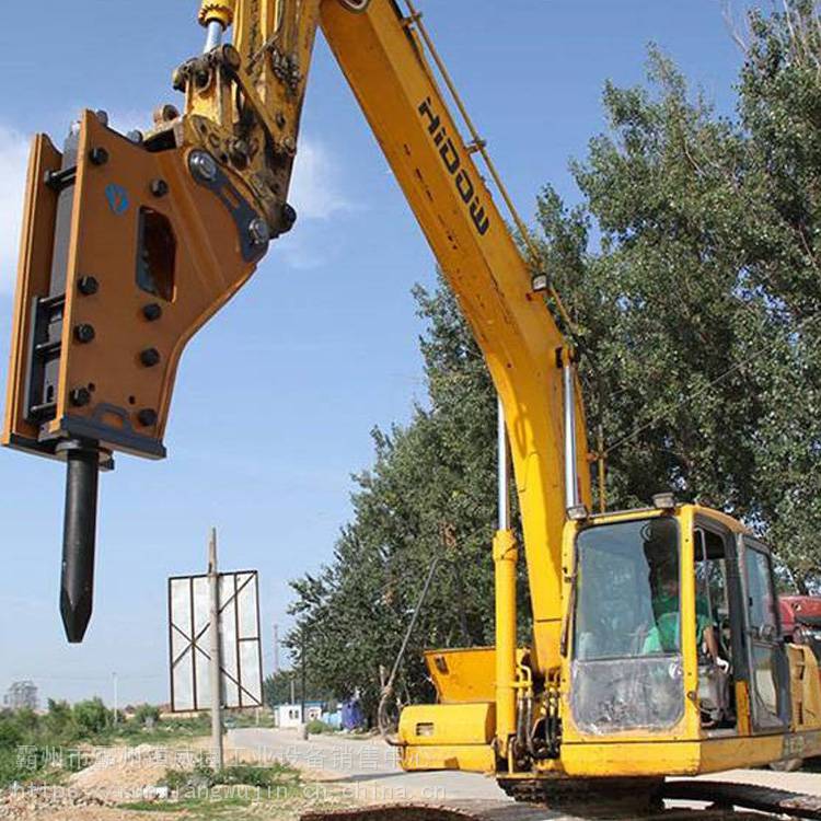 挖掘机液压高频震动炮锤高频振动冲击锤混凝土裂土器振动液压锤