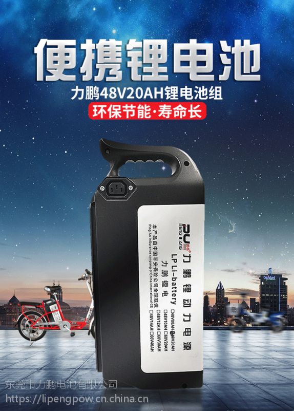 力鵬鋰電池48v電動車電瓶車鋰電池