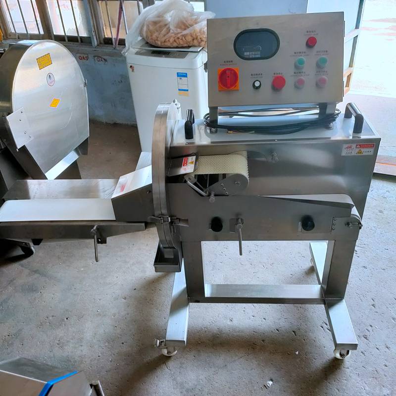 全自动牛头肉切熟肉机叉烧肉切片机卤猪脸切片机
