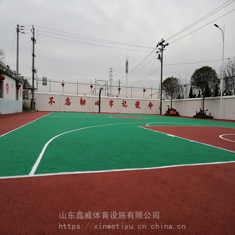 塑胶篮球场 山东塑胶篮球场 价格出售