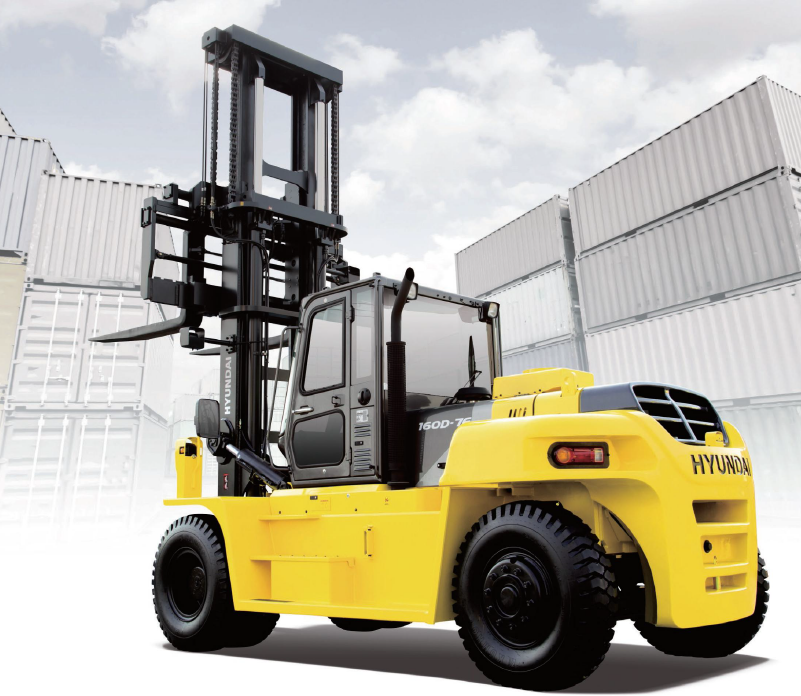 招远韩国现代225335t交流蓄电池叉车柴油叉车大小吨位图片