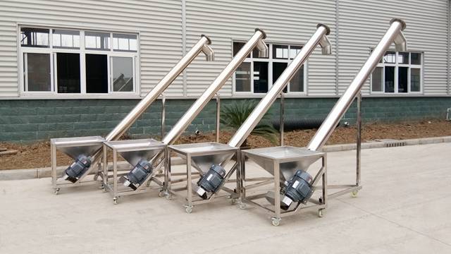 输送食品物料可使用不锈钢螺旋输送机