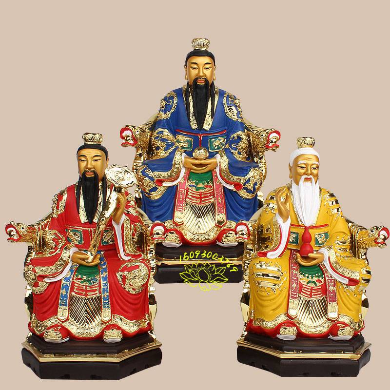 三清神像佛像菩提老祖灵宝元始天尊通天教主太上老君神像河南众缘
