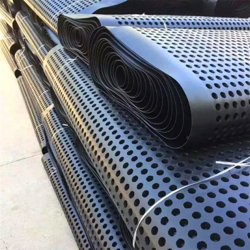 银川耐根穿刺卷材排水板塑料防水卷材地下车库顶板绿化排水板厂家