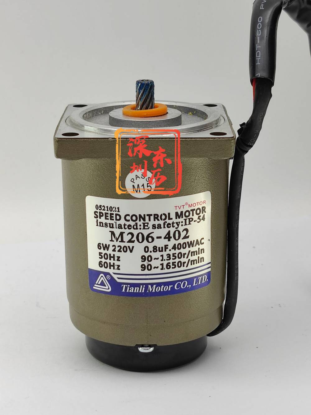 SPEED CONTROL MOTOR M206-402 TIANLI马达6W 220V天力调速电机- 供应商网