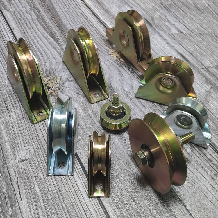 浙江工厂直径5060708090100毫米镀锌凹槽滑轮钢轮