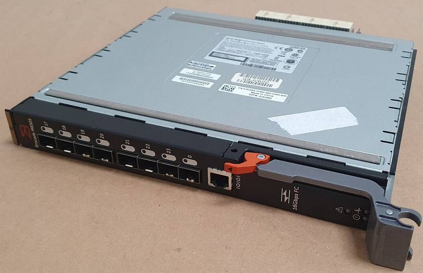 博科brocade6505光纤交换机12端口含12个8g模块单电源