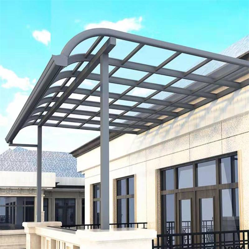 批量供应小区金烁嘉业遮阳抗风河北庭院棚