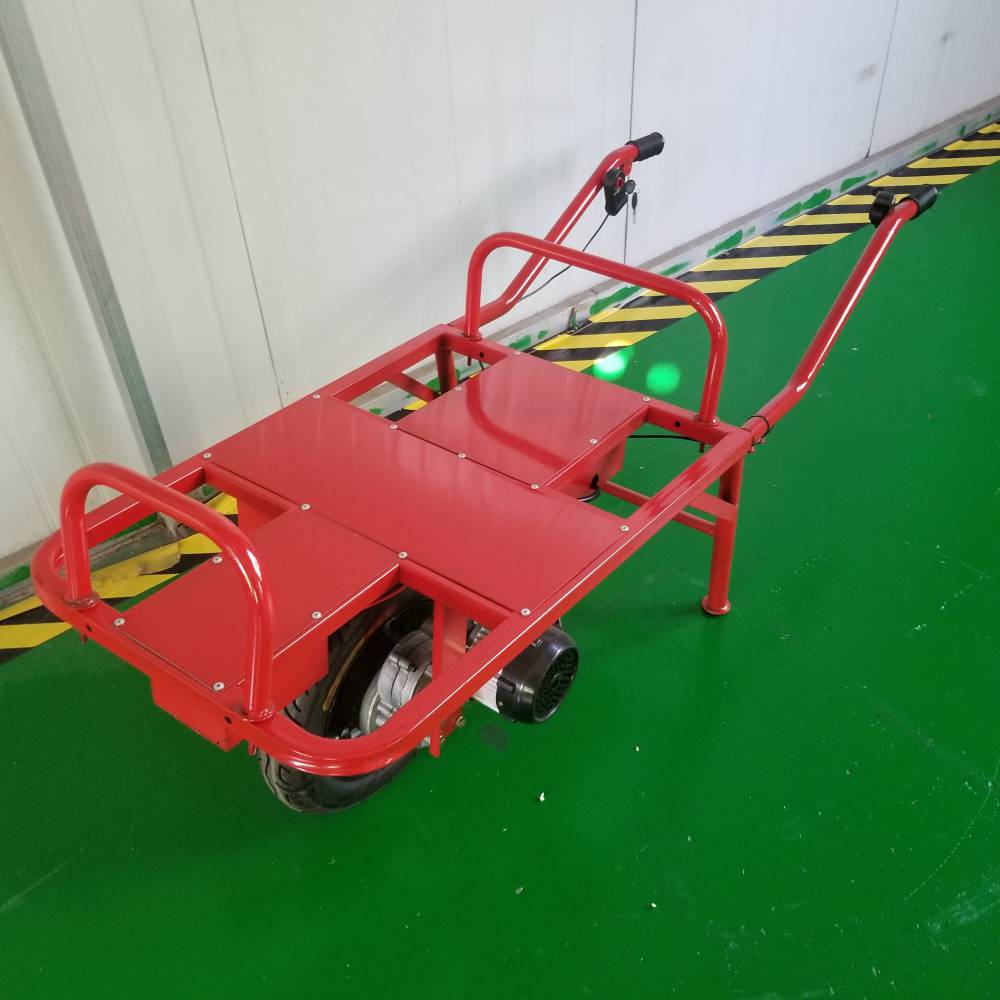 电动助力手推车农用拉货独轮车山区农作物运输工具