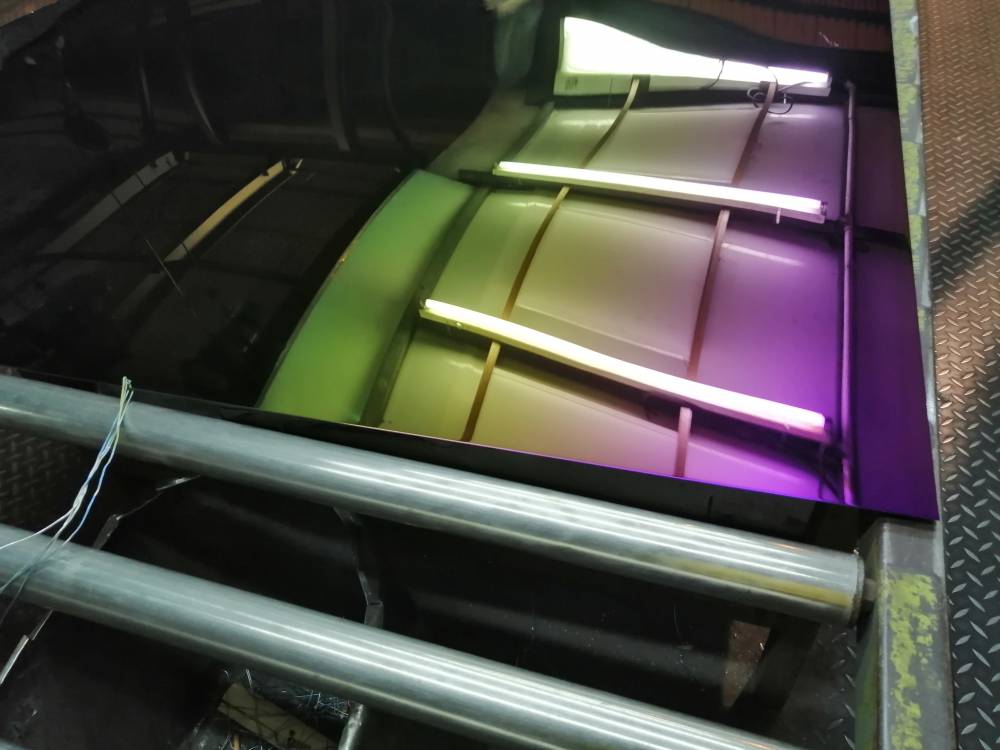 呼和浩特304潮流不锈钢真空电镀七彩色建筑装饰渐变色不锈钢板不锈钢