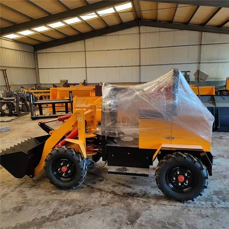 养殖场铲粪纯电小铲车宽度09米四驱电动装载机m