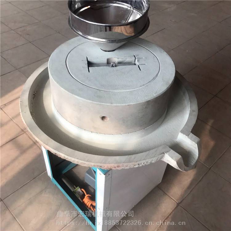 宣城花生酱芝麻酱石磨机 大豆石磨专用磨浆机 豆浆石磨