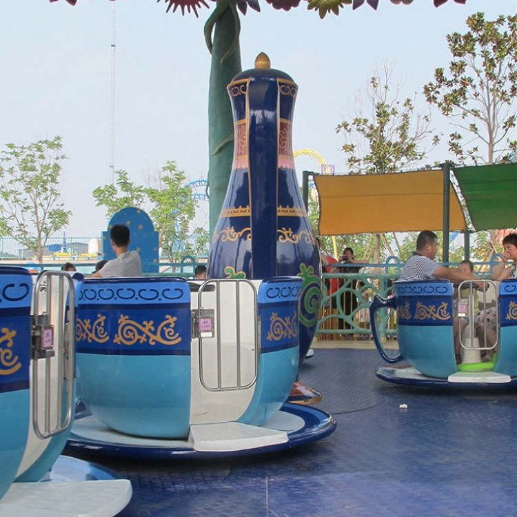 明投游乐场景区公园儿童旋转转转杯游乐设备外观美丽
