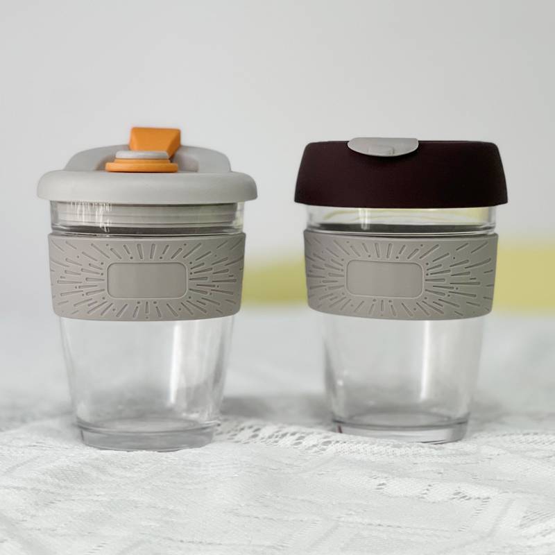咖啡杯厂家 定制可重要使用环保玻璃茶水杯子批发礼品玻璃咖啡杯定制