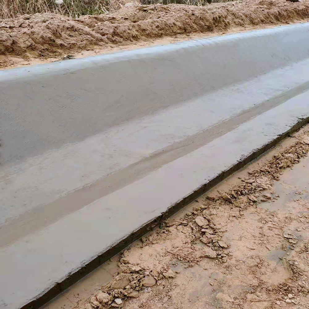 混凝土矩形水渠滑模机矩形渠道摊铺成形机