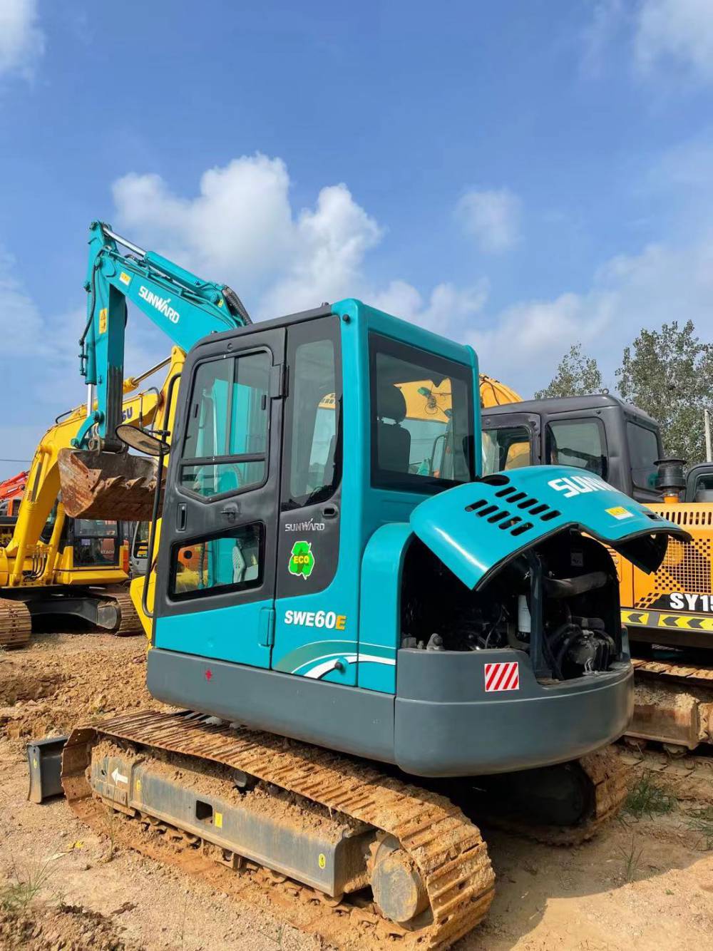 急转二手挖掘机山河智能60山河智能二手挖掘机手续两年全国免费配送急