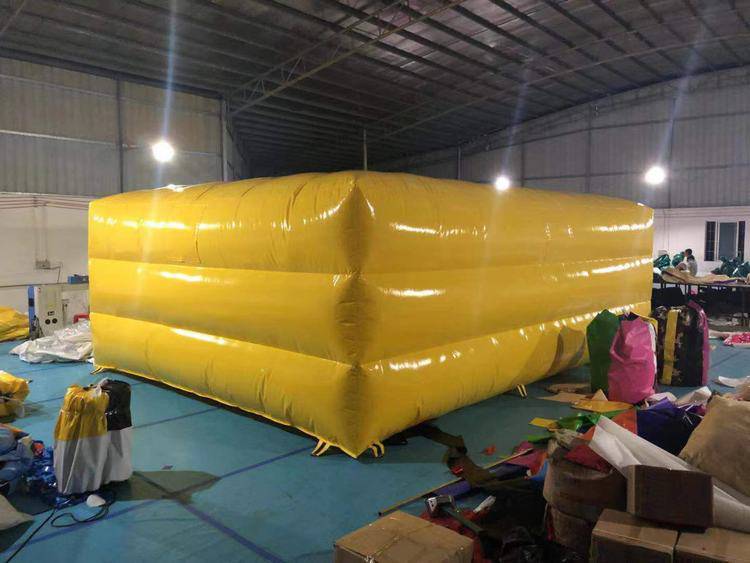 40kn反光阻燃救生气垫16米高空坠落防护气垫工地安全防摔气垫