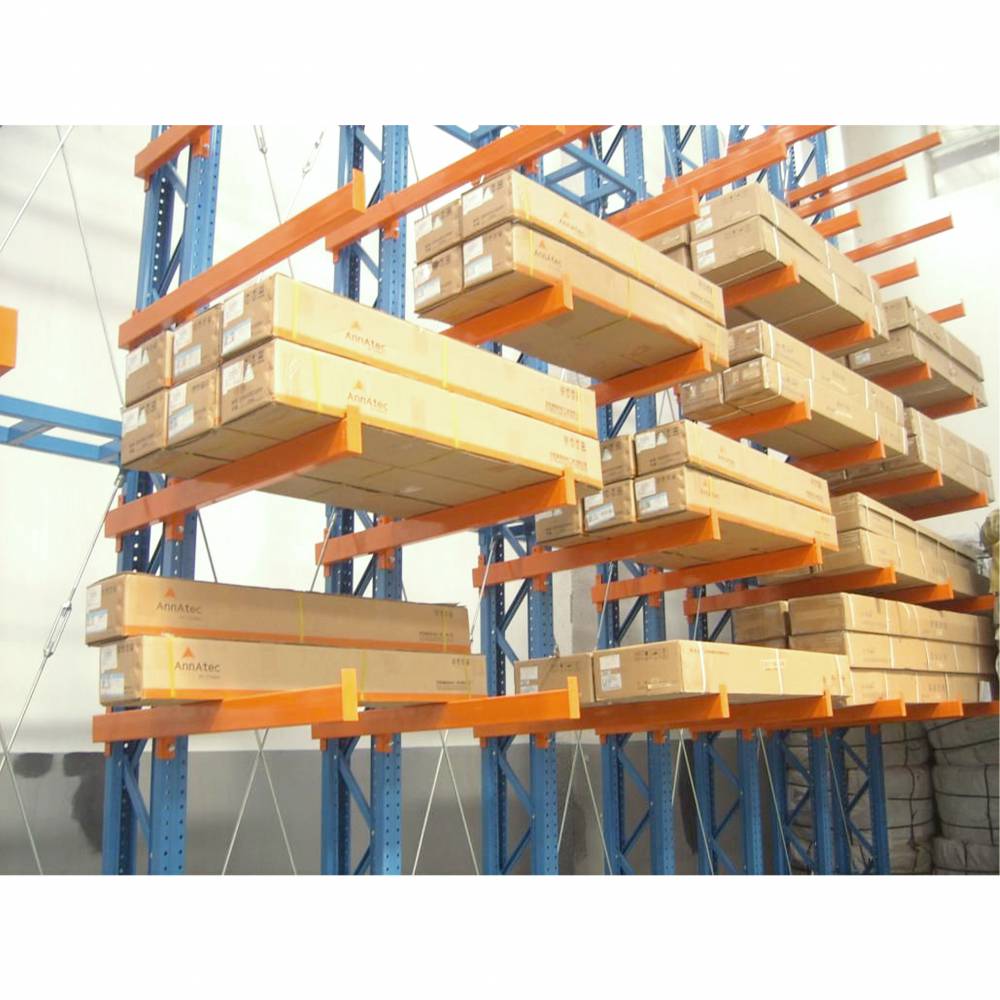 悬臂式货架板材仓库存储长形卷材货物伸梁式托架