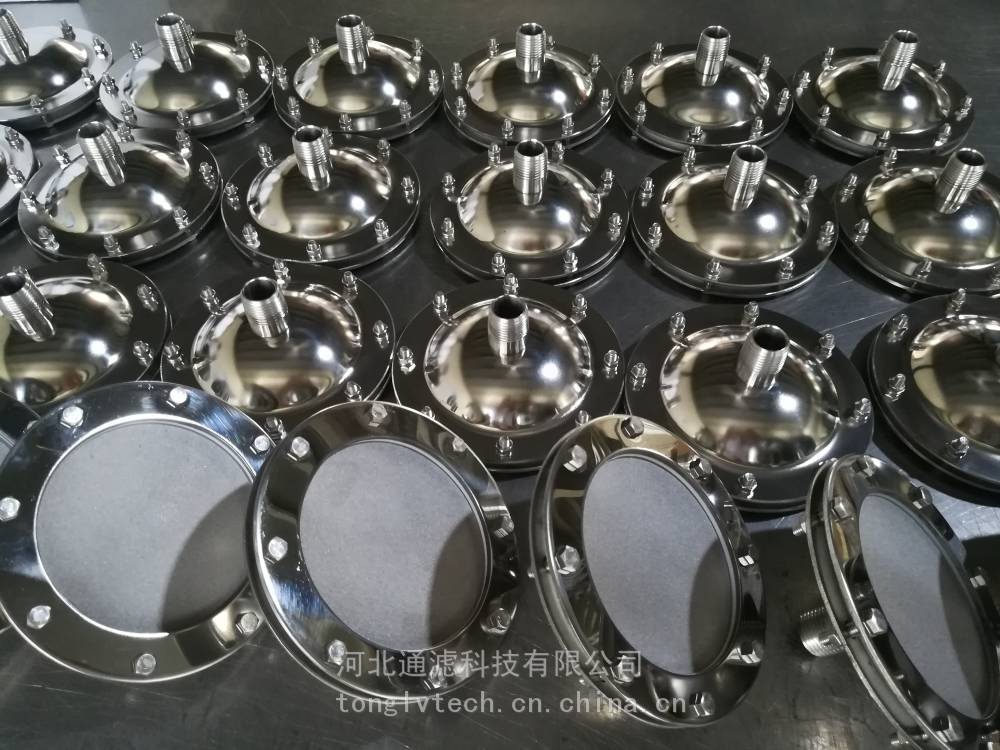 不锈钢曝气盘 曝气头球形钛合金曝气器 污水处理 臭氧曝气 耐腐蚀