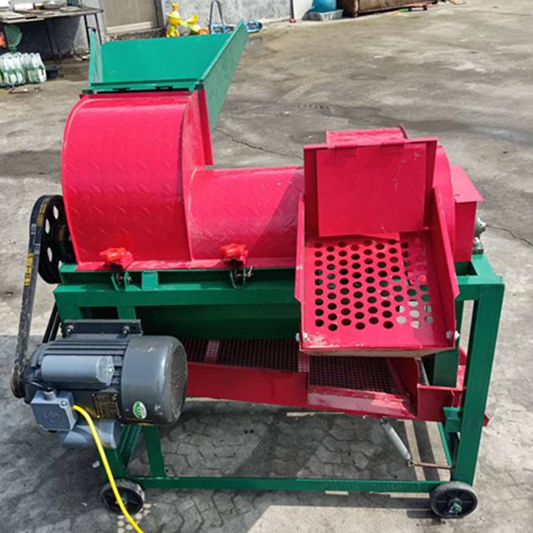 两相电黄豆打粒机高粱黄豆大豆类脱粒机复合型多功能脱粒机