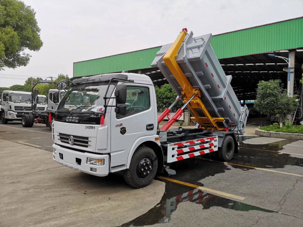 勾臂車式垃圾車福田小卡之星環衛垃圾勾臂車參數配置