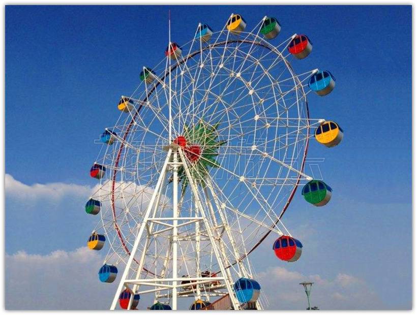 30米摩天轮非常热门的观光型游乐设备神龙游乐供应