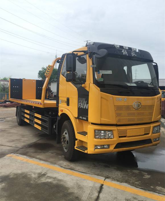 拖背两用大型清障车报价12吨大板清障车四川德阳道路救援拖车清障车