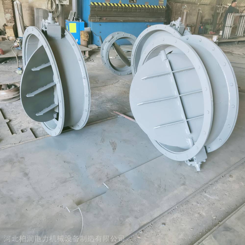 多叶片圆风门电动风门烟气挡板门电动挡板门