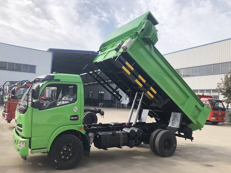 【自卸垃圾车生产厂家 东风单桥自卸车报价图片 翻斗卡车】图片查看