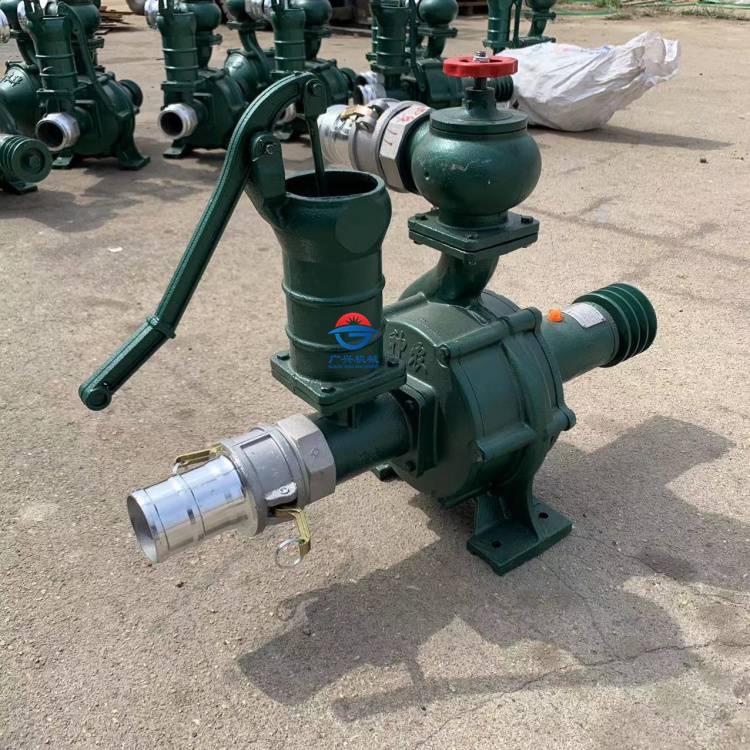 柴油单级离心水泵离心泵利用叶轮旋转而使水发生离心运动来工作的.