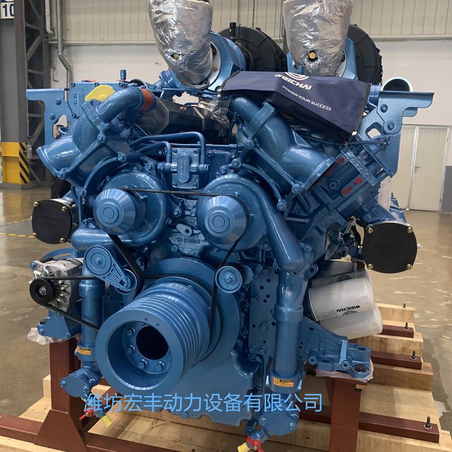 潍柴博杜安12m33d1108e200柴油发动机12缸900千瓦发电机组国二