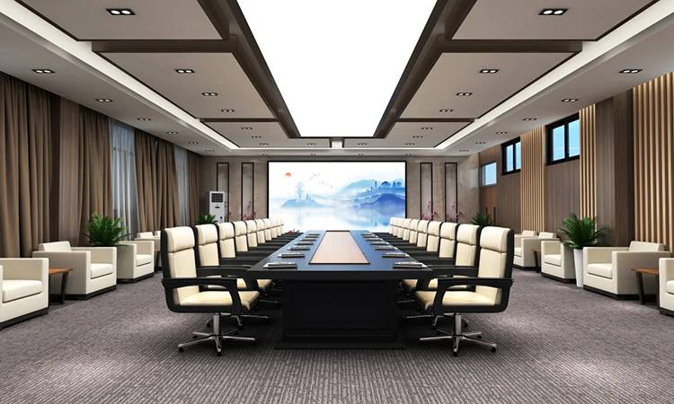 郑州学校会议室设计-小型会议室改造